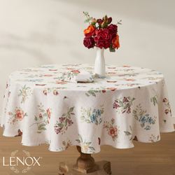 Butterfly Meadow Fall Round Tablecloth Multi Warm 70 Diameter