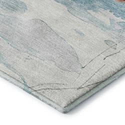 Snow Kissed Gift Rectangle Rug Blue