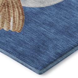 Frosty Friends Snowman Rug Runner Navy 23 x 76