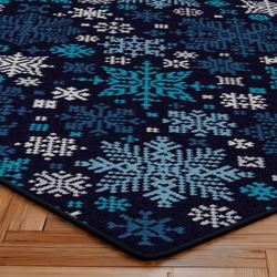 Snow Fall Rectangle Rug
