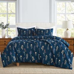 Avery Mini Comforter Set Blue