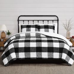 Cozy Buffalo Check Mini Comforter Set