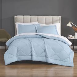 Solid Percale Mini Comforter Set