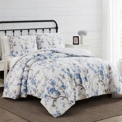 Kasumi Mini Comforter Set Blue