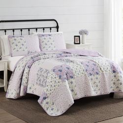 Elissa Mini Quilt Set Lavender