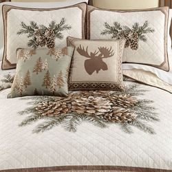 Pine Medallion Mini Quilt Set Multi Warm