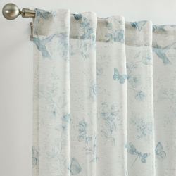 Butterfly Meadow Sheer Toile Curtain Panel