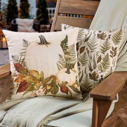 Fall Splendor III Reversible Decorative Pillow Multi Warm