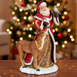 Santa and Friends Table Sculpture Red