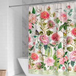 Botanical Garden Shower Curtain Multi Bright 71 x 74