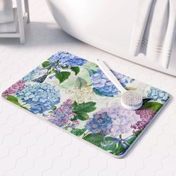 Hydrangea Splendor Comfort Mat Multi Bright 34 x 21