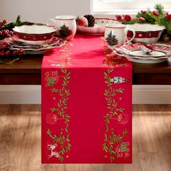 Villeroy & Boch Keepsake Ornaments Table Runner Red 14 x 72