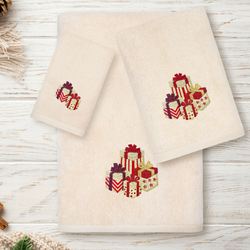 Christmas Packages Bath Towel Set Bath Hand Fingertip