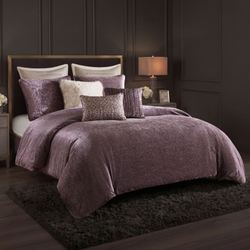Sterling Comforter Bed Set Mauve