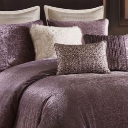 Sterling Comforter Bed Set Mauve
