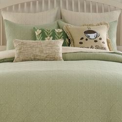 Zen Mini Coverlet Set Sage