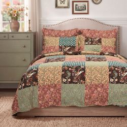 Hazel Mini Quilt Set Multi Warm