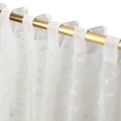 Sheer Blossom Curtain Panel
