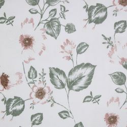 Atley Floral Sheer Curtain Panel Blush