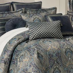 Destiny Comforter Set Dark Blue