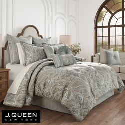Raine Comforter Set Aqua Mist