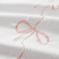 Addison Shower Curtain with Hooks Pink 72 x 72