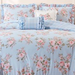 Elena Comforter Bed Set Blue