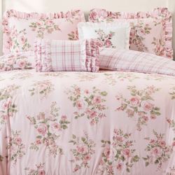 Elena Comforter Bed Set Pink
