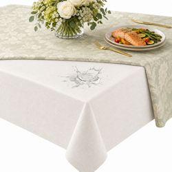 Rectangle Table Protector White