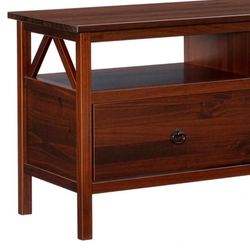 Titian Media Console Table Natural Cherry
