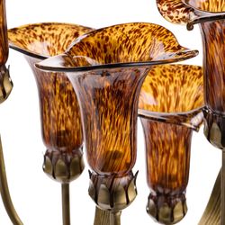 Calla Lily Bouquet Accent Lamp Amber