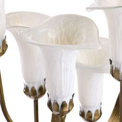 Calla Lily Bouquet Accent Lamp White