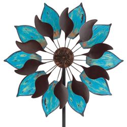 Blue Patina Wind Spinner
