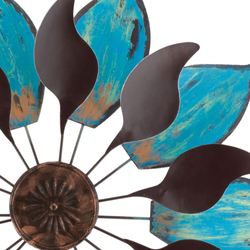 Blue Patina Wind Spinner