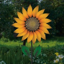 Radiant Sunflower Wind Spinner Multi Earth