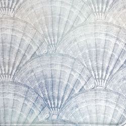 Surreal Shells Comfort Mat Blue 34 x 21