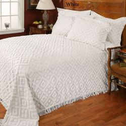 Diamond Chenille Bedspread