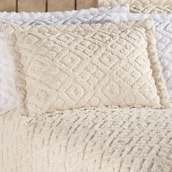 Diamond Chenille Tailored Sham Standard