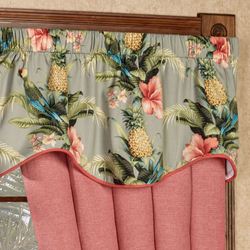 Polly Island Shaped Valance Eucalyptus 50 x 17