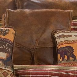 Montana Morning Tailored Square Pillow Chocolate 18 Square