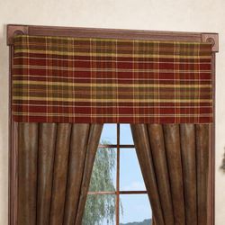 Montana Morning Tailored Valance Chocolate 52 x 17