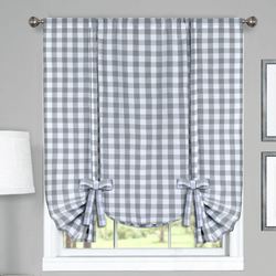 Buffalo Check Tie Up Shade 42 x 63