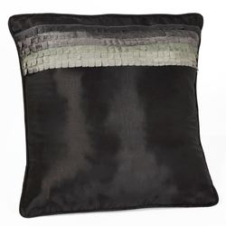 Horizons Piped European Sham Charcoal