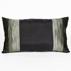 Horizons Tailored Rectangle Pillow Charcoal
