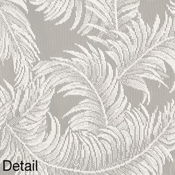 Palm Leaves Lace Swag Valance Pair Ivory 56 x 38