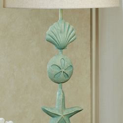 Cape Coral II Coastal Table Lamp Blue