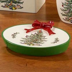 Spode Christmas Soap Dish Light Cream