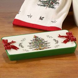 Spode Christmas Tray Light Cream