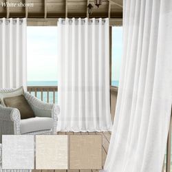 Munroe Wide Sheer Grommet Curtain Panel