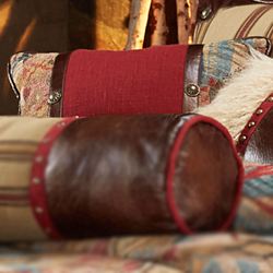 Ruidoso Piped Pillow Multi Warm Rectangle